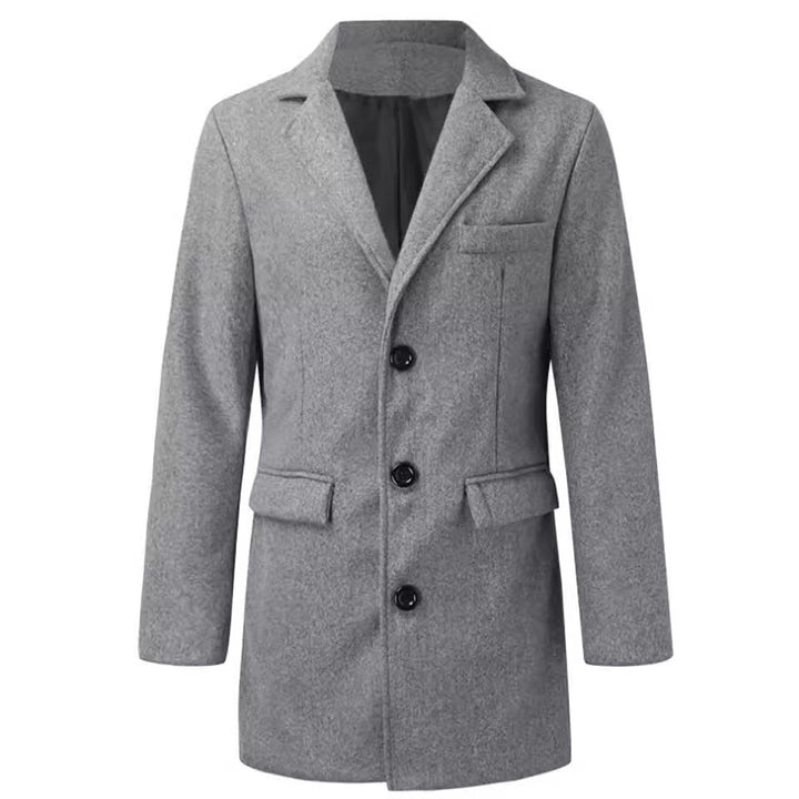Men's elegant, classic wool coat Lune London