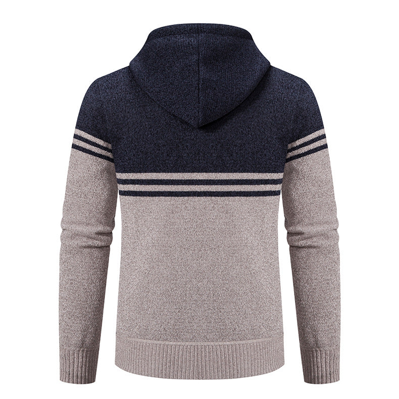 Trendy hooded jacket for men with structured design and features Lune London