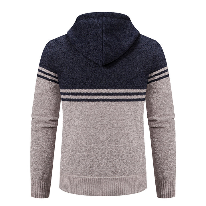 Trendy hooded jacket for men with structured design and features Lune London
