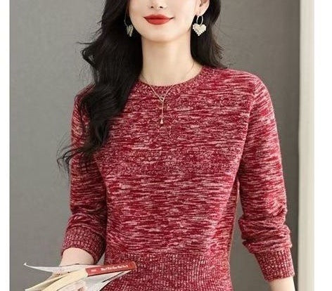 Pull en tricot à la mode pour femmes avec motif en cables fins Chic & Stil