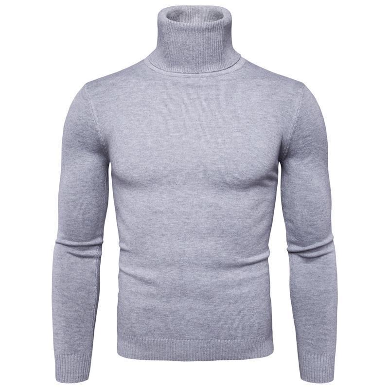 Men's Turtleneck Sweater Made From Fine Merino Wool Lune London