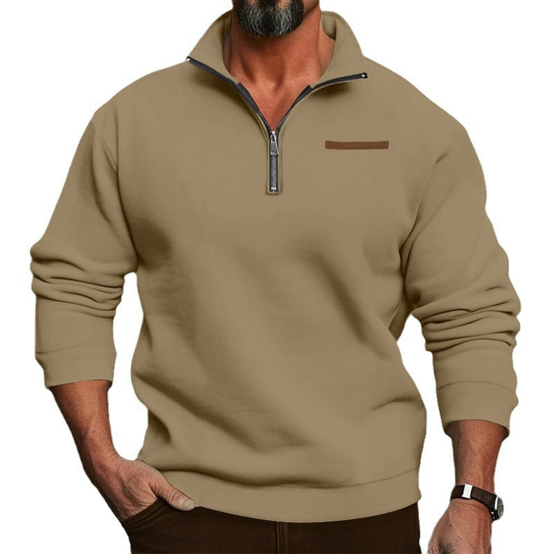 Men's Fleece Sweatshirt with Zipper Lune London