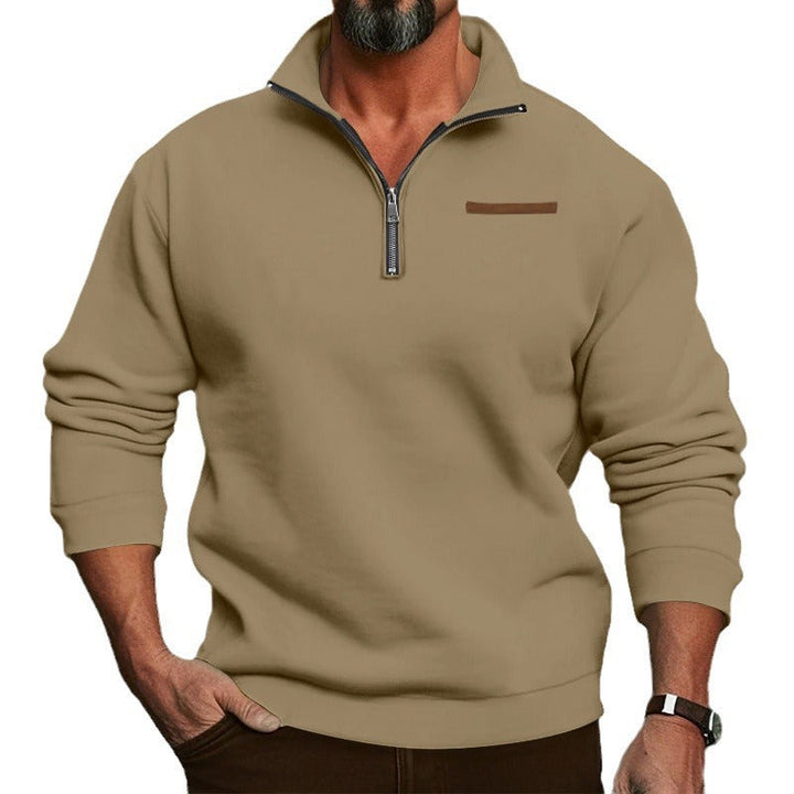 Men's Fleece Sweatshirt with Zipper Lune London