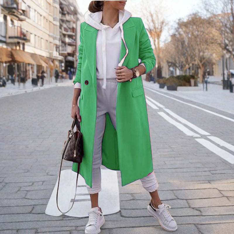 Elegant trench coat for women with hood Lune London