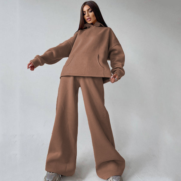 Oversized comfortable hoodie set and loose jogger pants Lune London