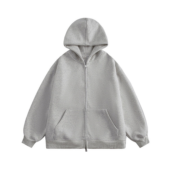 Casual women's hoodie with zipper and pockets Lune London