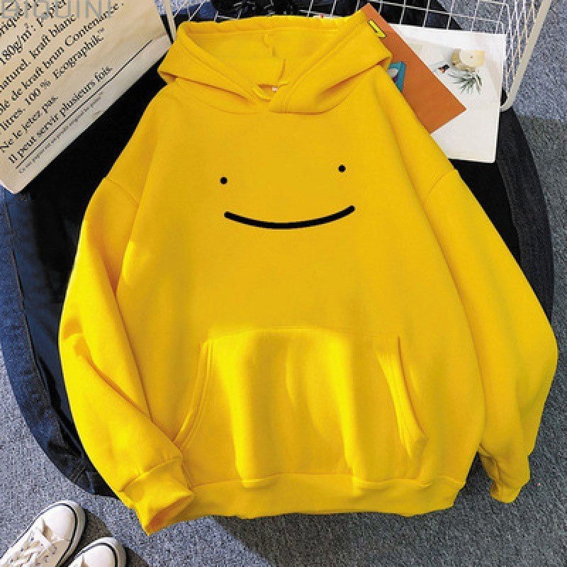 Women's hoodie with funny face motif Chic & Stil