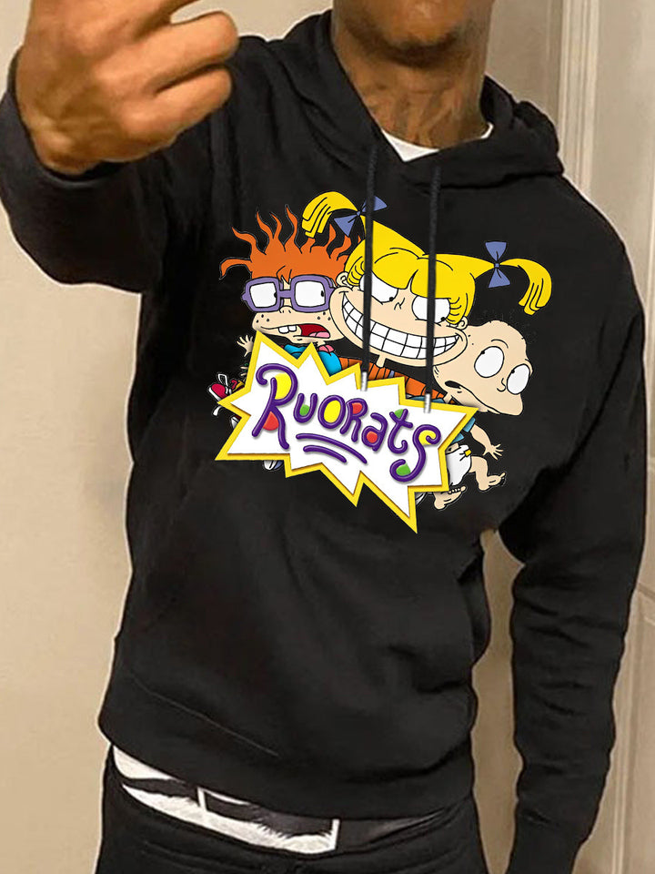 Women's hoodie with unique cartoon pattern Lune London