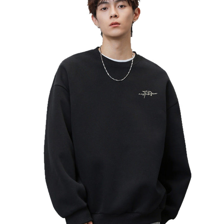 Women's casual sweatshirt made of high-quality cotton and featuring a modern print Chic & Stil