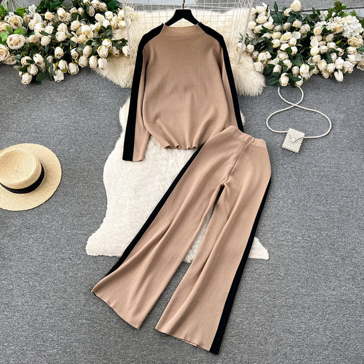 Sporty lounge set for women with contrasting side inserts Lune London