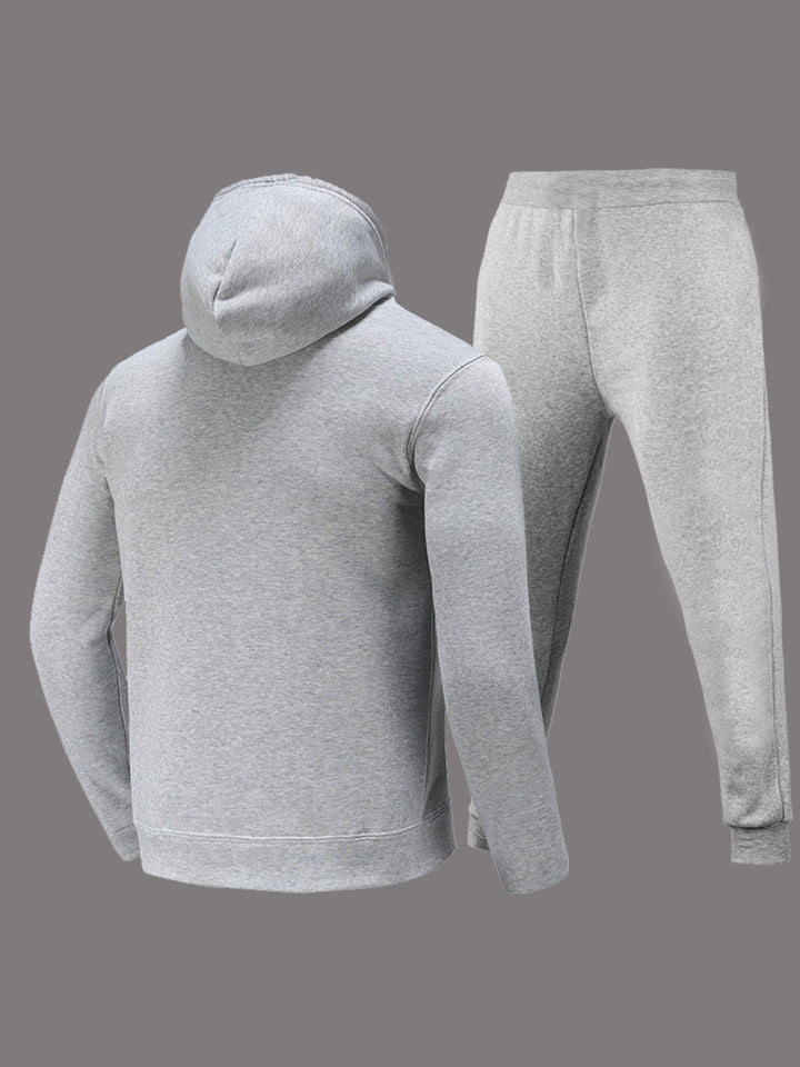 Women Sporty Hoodie and Jogging Set with Creative Print Lune London