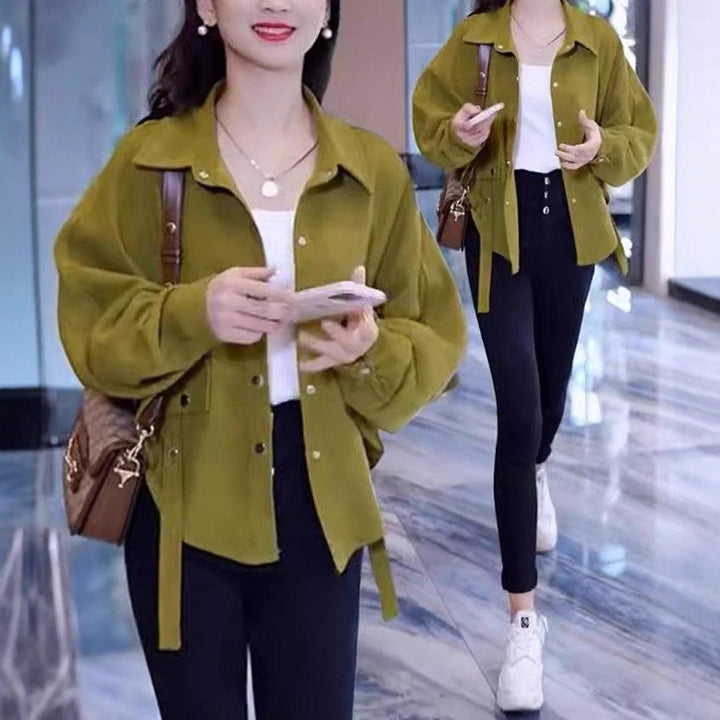 Veste décontractée pour femme en coton velouté Chic & Stil