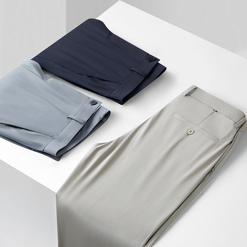 Elegant suit pants for men with breathable structure and slim fit Lune London