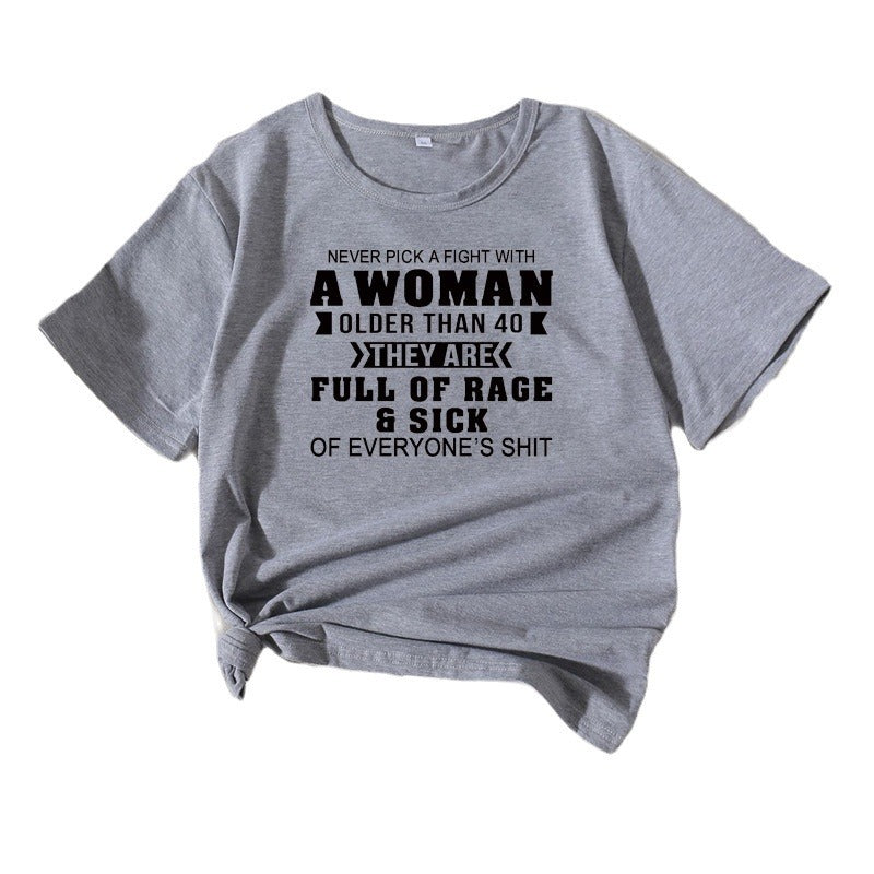 Women Comical Statement T-shirt Lune London