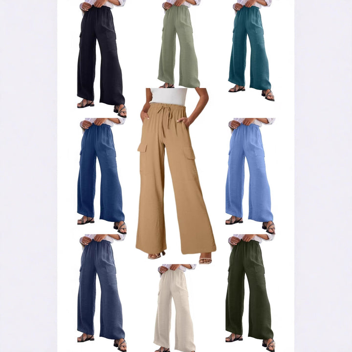Women Lightweight Jersey Cargo Pants Lune London