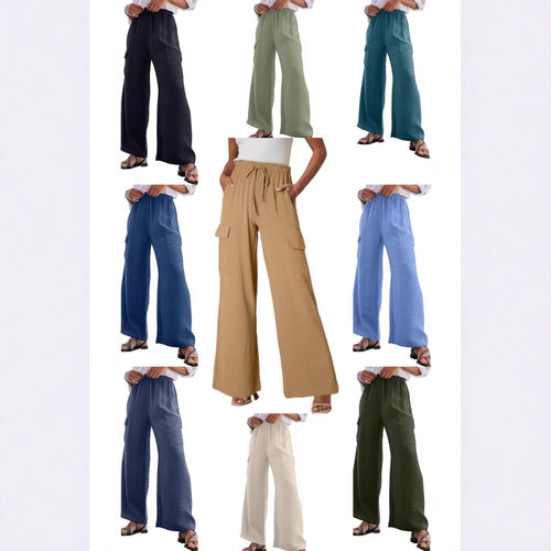 Women Lightweight Jersey Cargo Pants Lune London