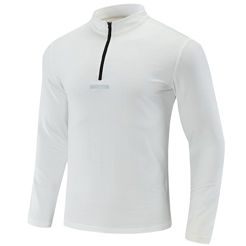 Functional pullover for women with high collar and half-zip Lune London