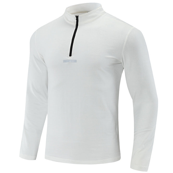 Functional pullover for women with high collar and half-zip Lune London