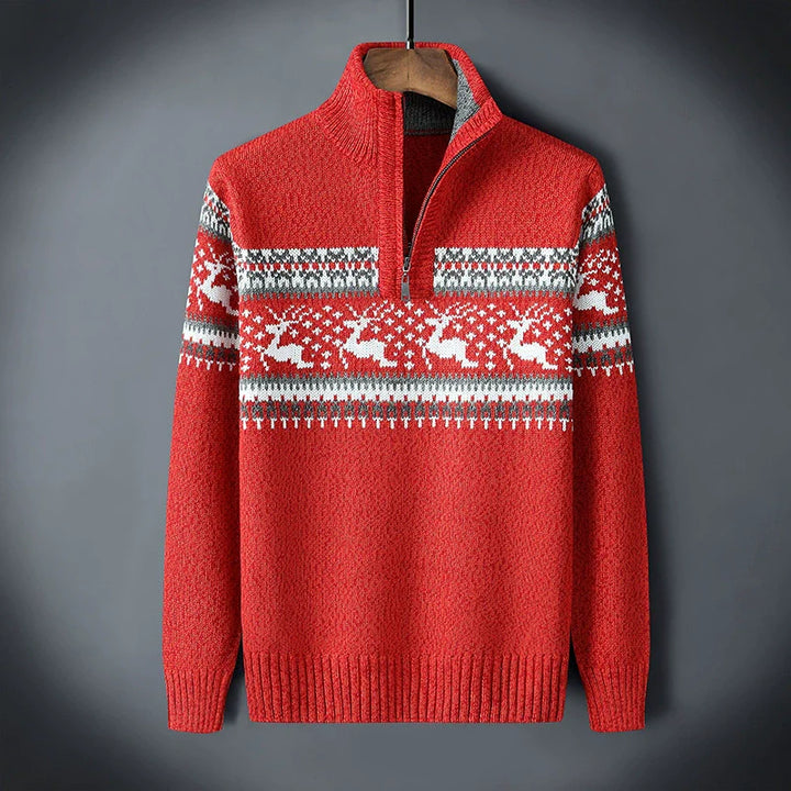 Lune London | Knit Sweater with Half Zipper