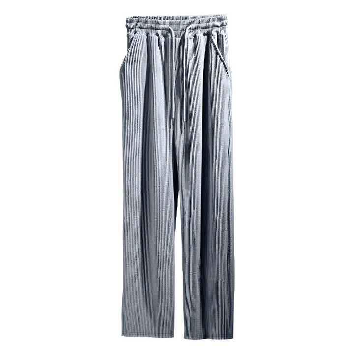 Casual pants for men with elastic waistband and side pockets Lune London