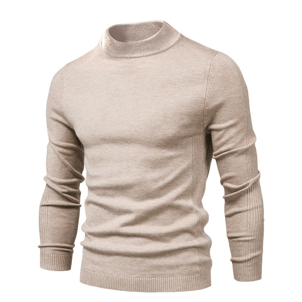Fine sweater for men with a high collar and modern design Lune London