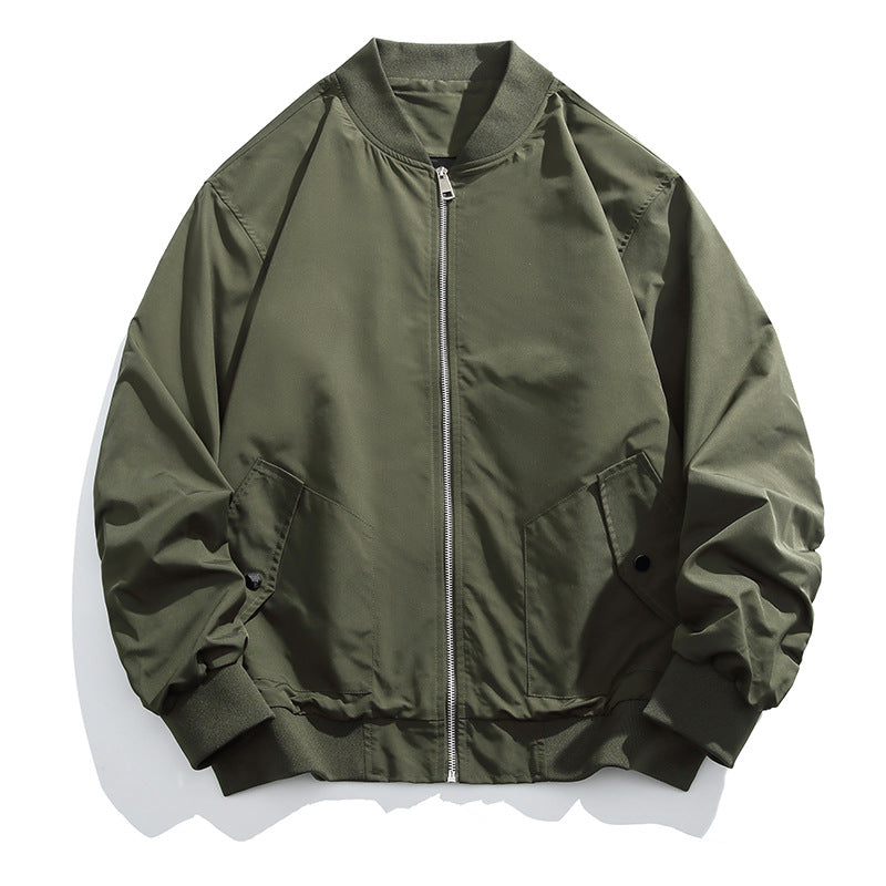 Casual bomber jacket for women with side pockets and zipper Lune London