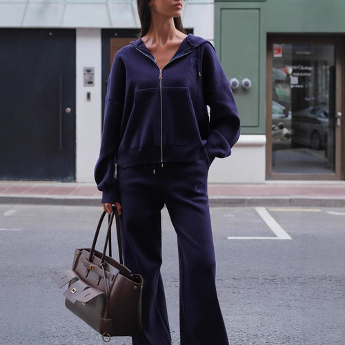 Ensemble de loisirs pour femmes à coupe décontractée et col montant Chic & Stil
