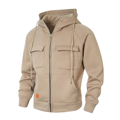 Men's hooded jacket with practical pockets and stylish design Lune London