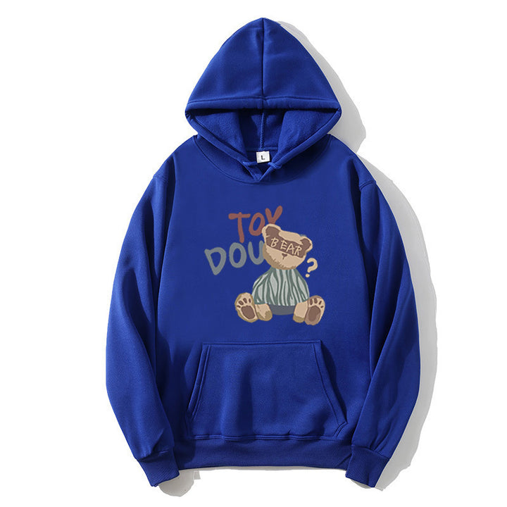 Womens hoodie with playful bear motif Chic & Stil