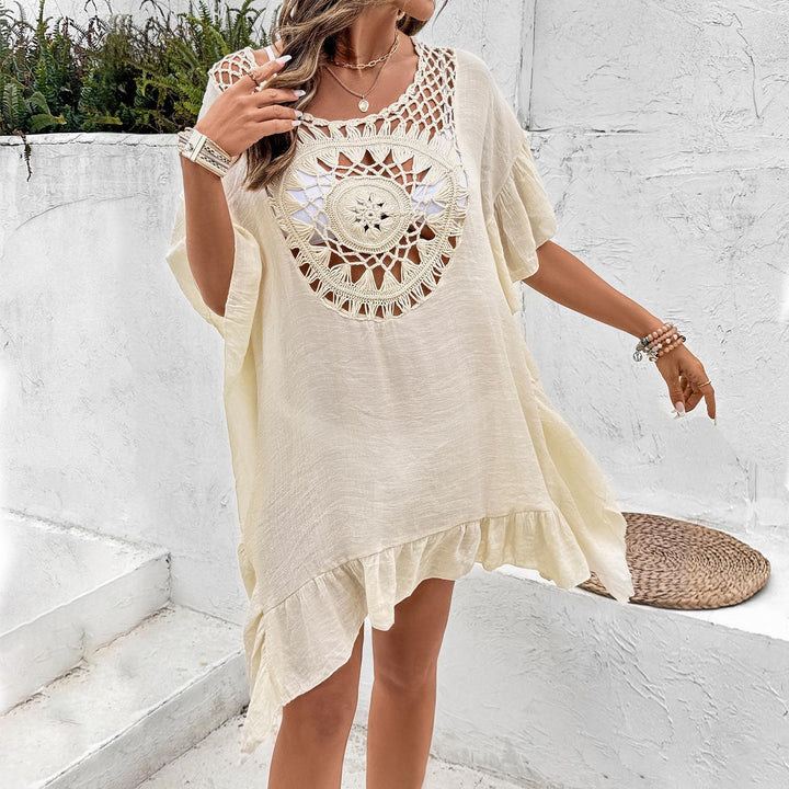 Chic boho style crochet beach dress for women Lune London