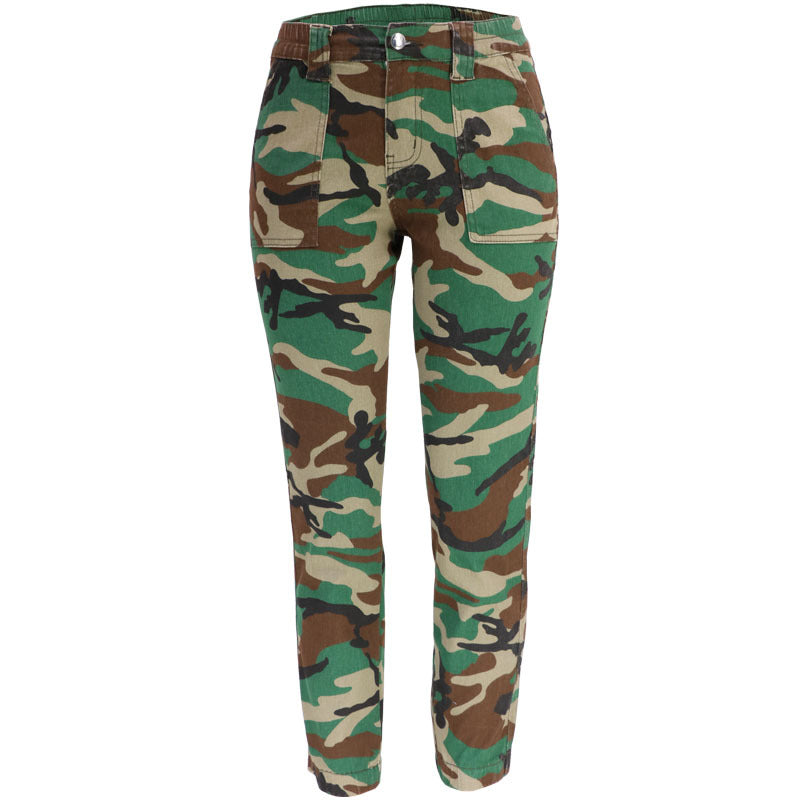 Fashion high-waisted jeans for women with elastic waist and practical side pockets Lune London