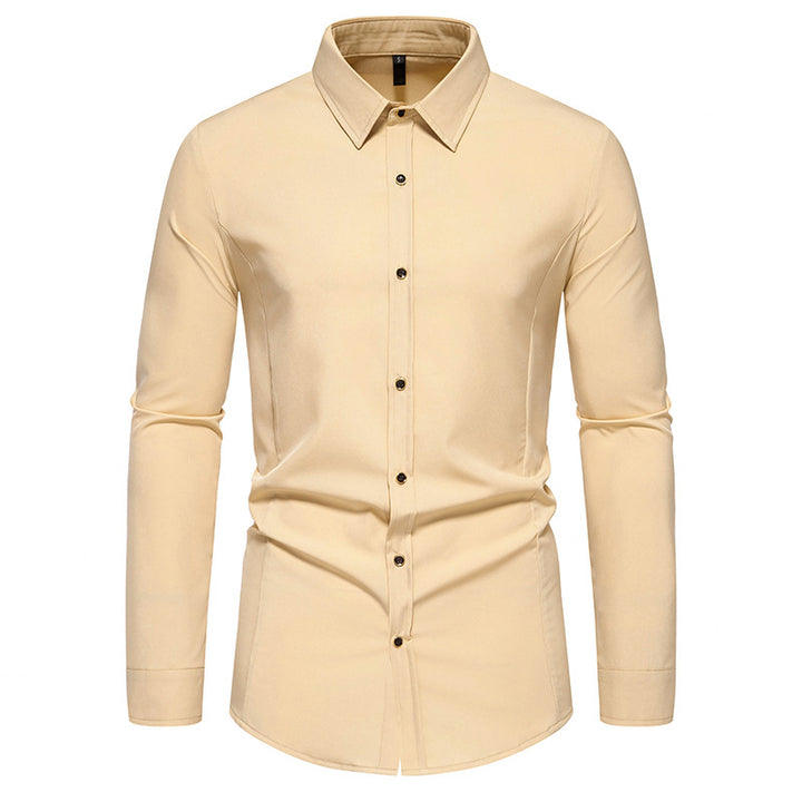 Trendy long sleeve shirt for men with a chic elegant cut Lune London