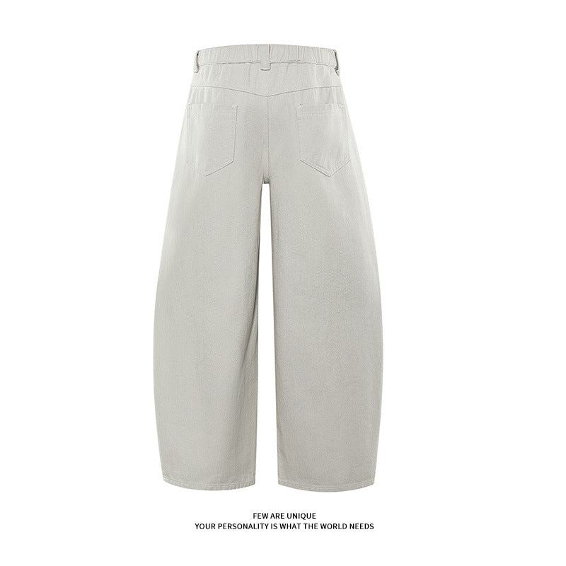 Women High Waist Wide Cut Pants with Chic and Stylish Accessory