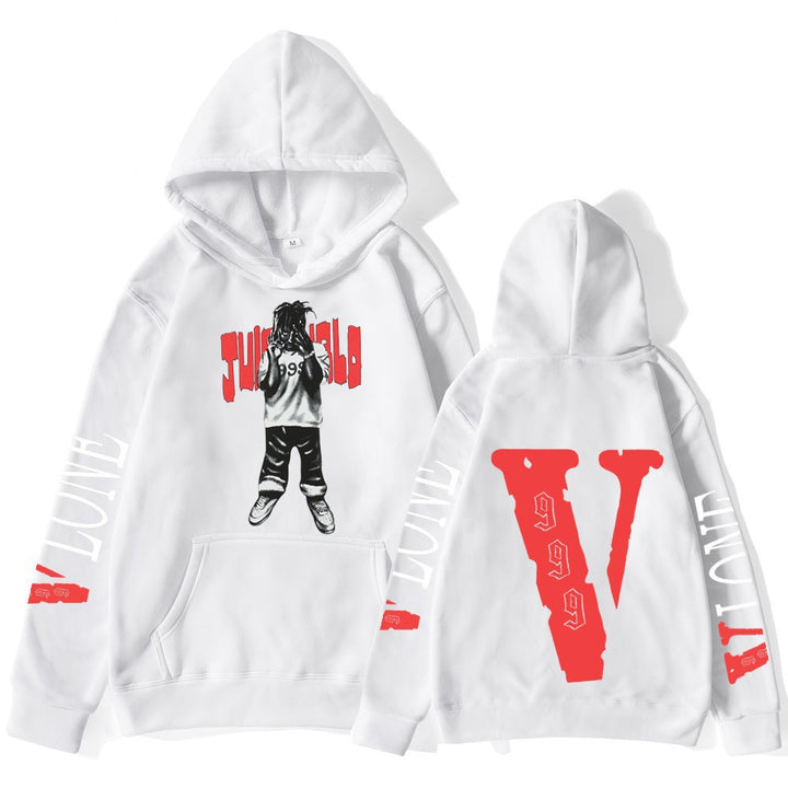 Women's hooded sweatshirt with artistic print and comfortable fit Lune London