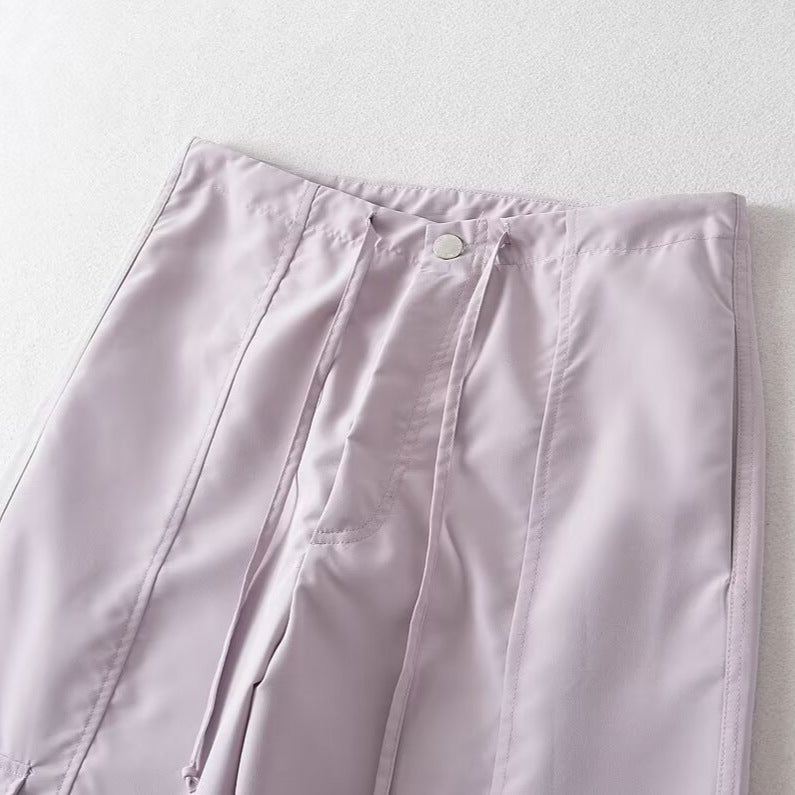 Comfortable cargo pants for women with adjustable waist and functional pockets Lune London