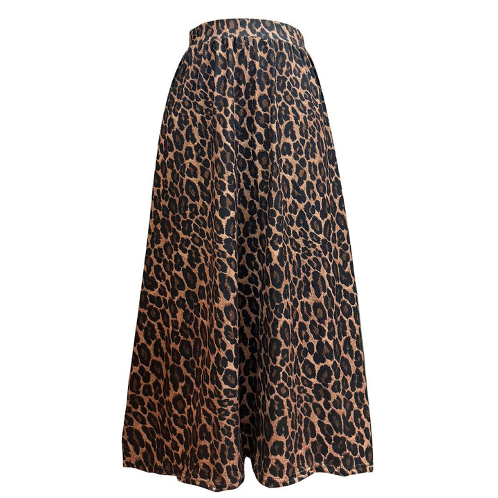 Women's Maxi Skirt with Wide Waistband and Voluminous Cut Lune London