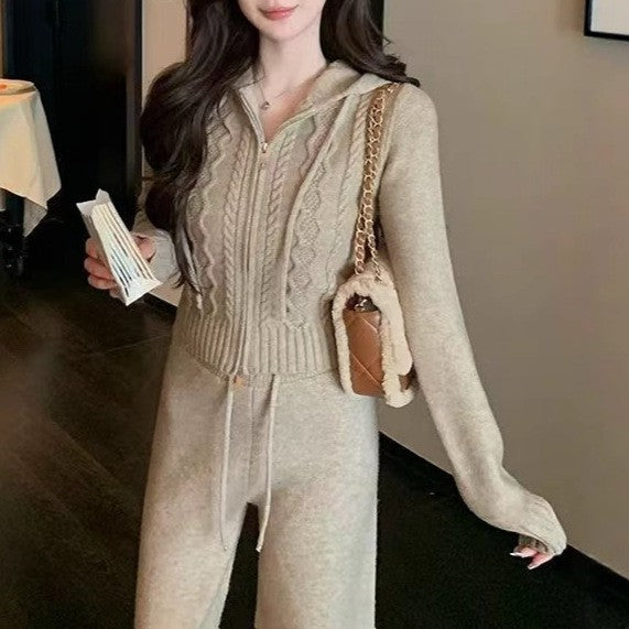 Cardigan femme avec fermeture éclair et motif en relief Chic & Stil