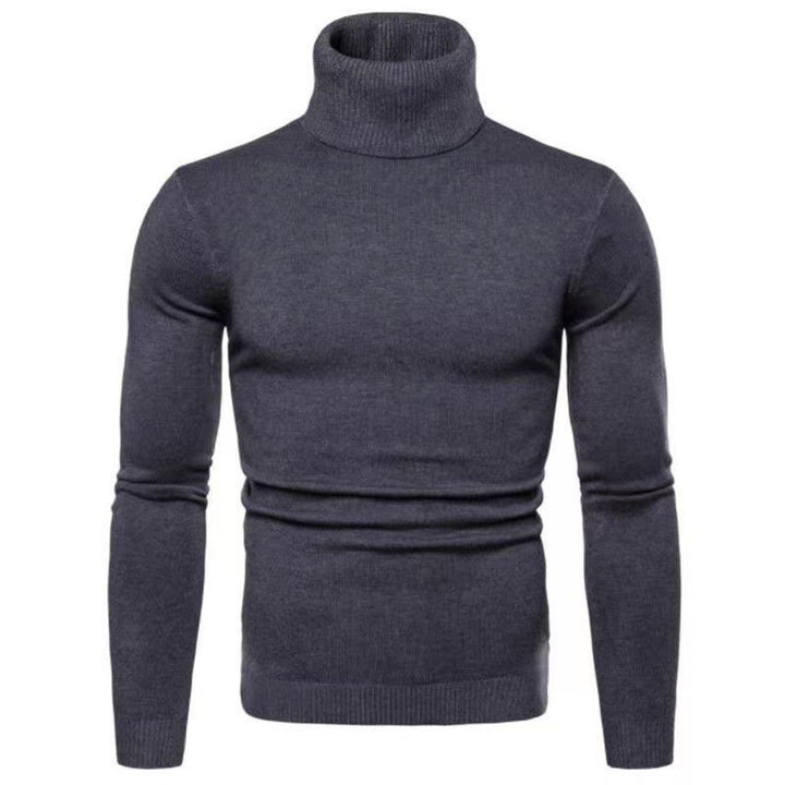 Elegant turtleneck pullover for men in fine merino wool Lune London