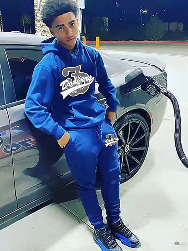 Men's Sport Hoodie and Jogging Pants Set with striking Lune London print