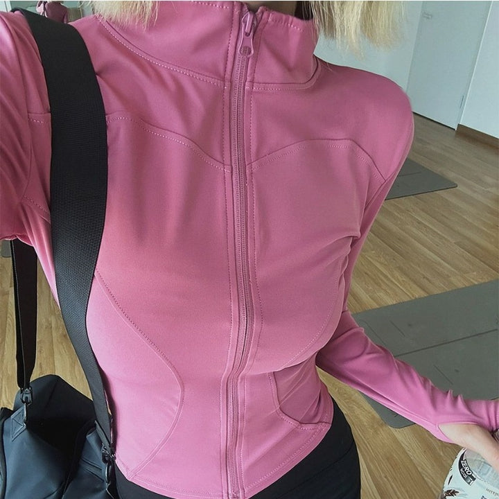 Ladies sporty jacket with full zip Chic & Stil