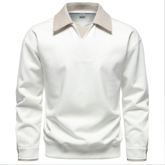 Sporty sweater for men with a modern collar and optimal comfort Lune London