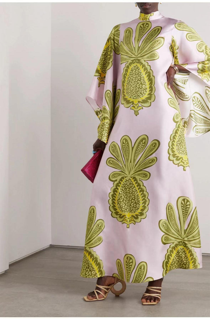 Lune London | Printed Three-Quarter Sleeve Dress