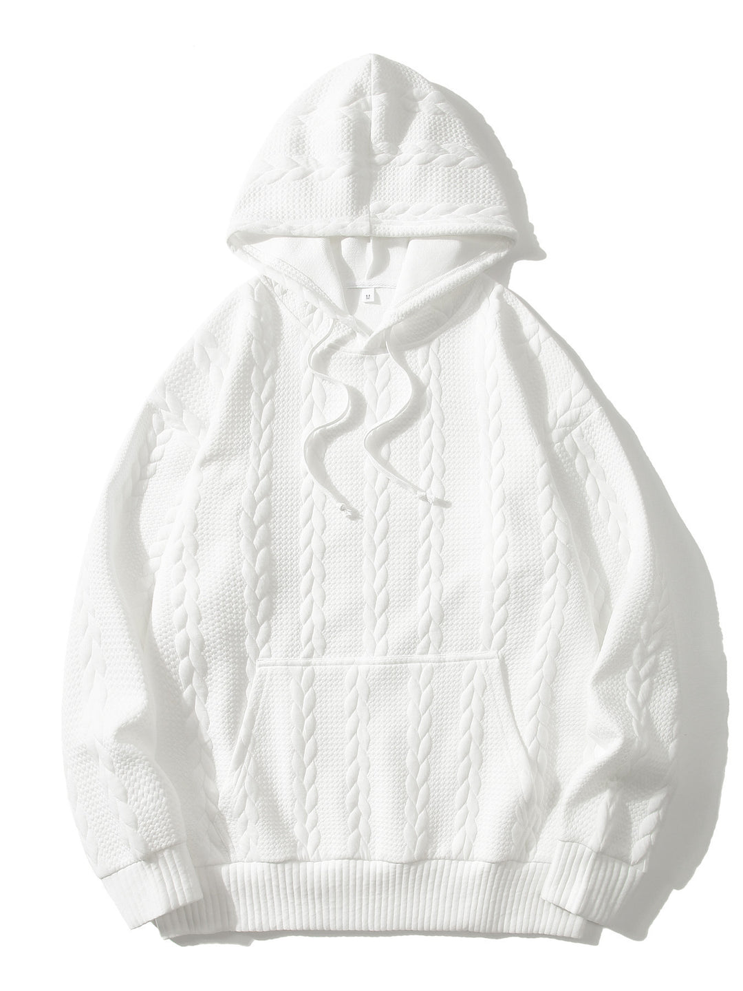 Men's hooded tracksuit tops with textured pattern Lune London