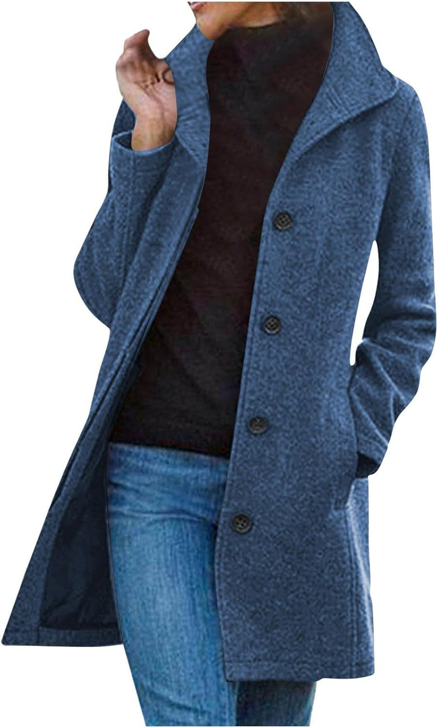 Women's Elegant Wool Coat Lune London