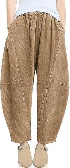 Pantalon de loisirs taille haute raffiné pour dames avec cordon de serrage Chic & Stil