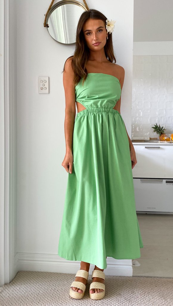 Robe maxi femme avec haut ajusté et taille élastique Chic & Stil
