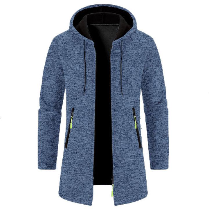 Casual hooded jacket for men with ergonomic cut and practical zippered pockets Lune London