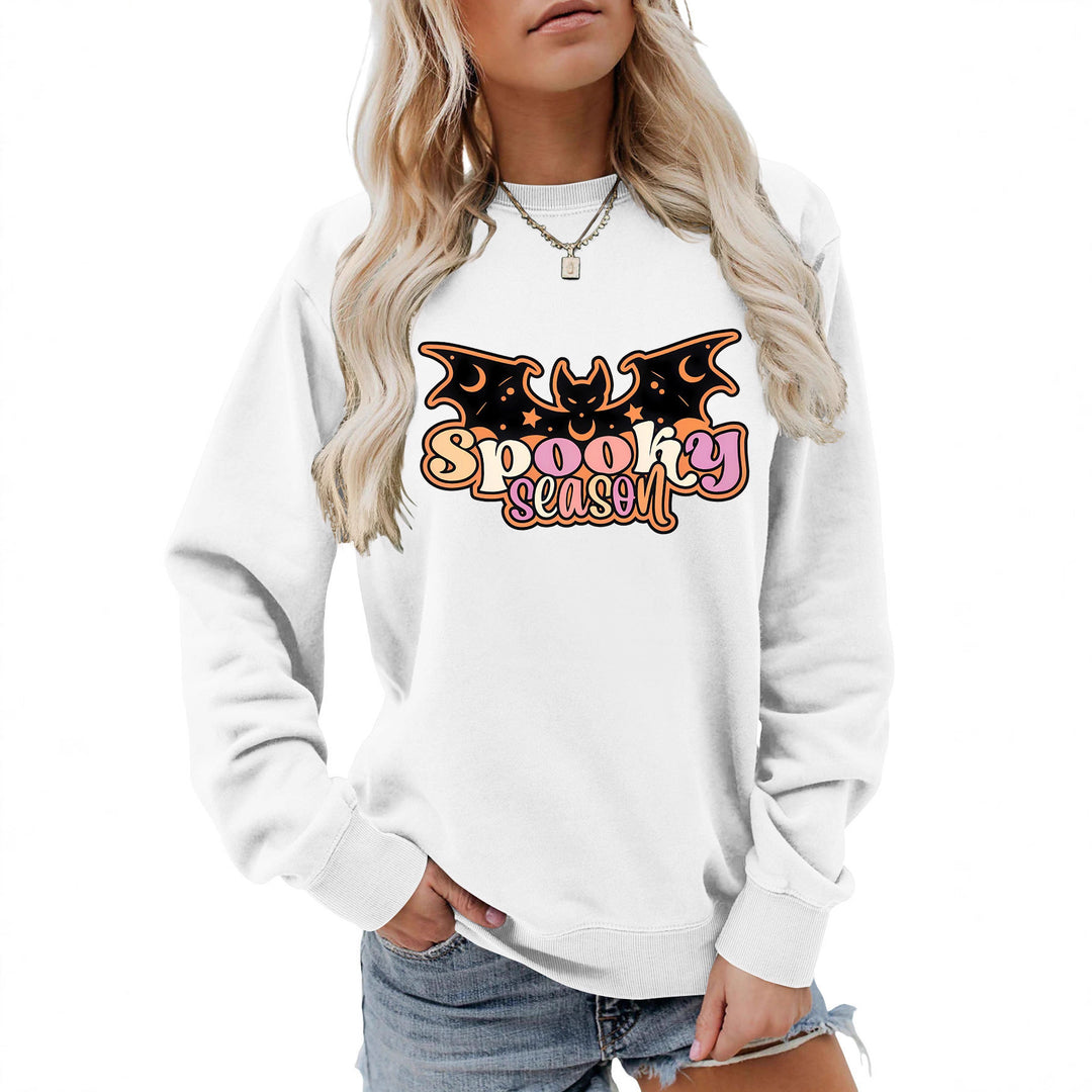 Sweatshirt pour femmes avec design créatif d'Halloween Chic & Stil