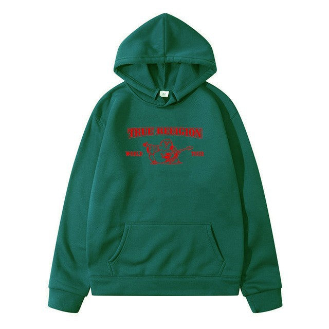 Women's Hooded Sweater with Eye-Catching Logo Design Chic & Stil