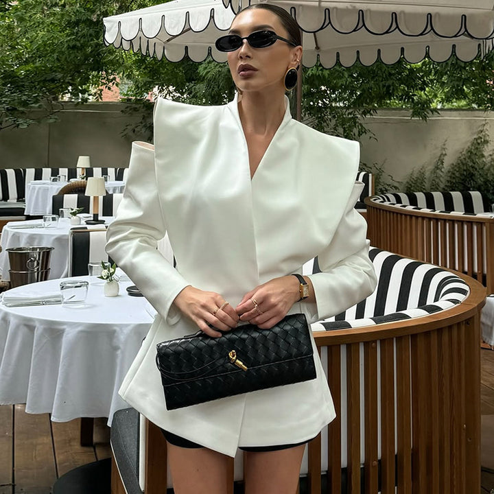 Ladies oversized blazer with shoulder pads Lune London